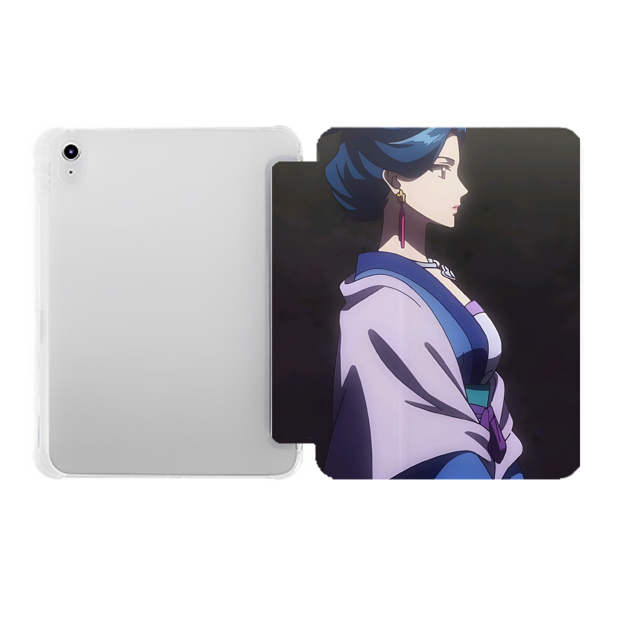 （画像用） 薬屋のひとりごと The Apothecary Diaries IPad ケース ペン収納付き 三つ折りスタンド PUレザー×シリコン 対応機種9.5/10.5/10.9インチ